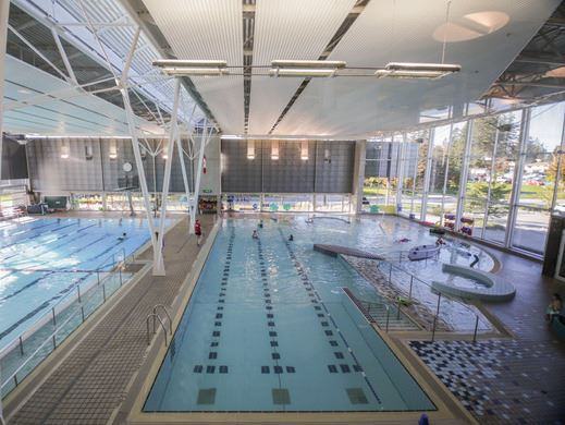 Interior shot of PSLC Aquatic area