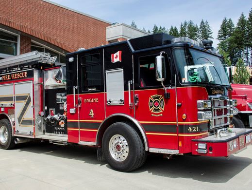 Coquitlam Fire/Rescue fire truck.