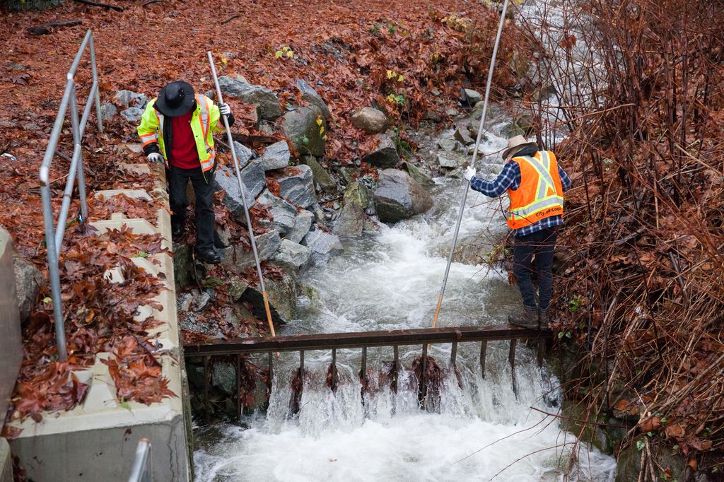 Atmospheric Event causing the Coquitlam River to very high water levels.