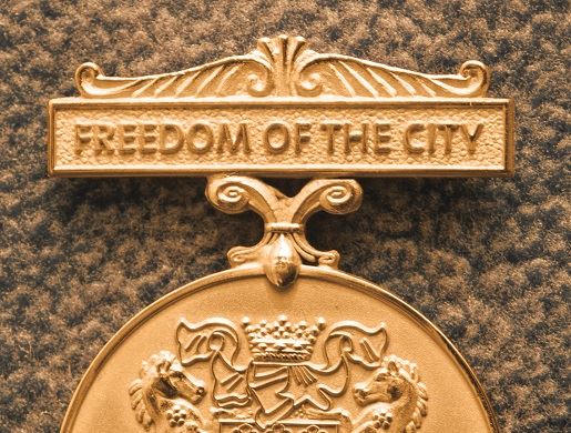 Freedom of the City medal