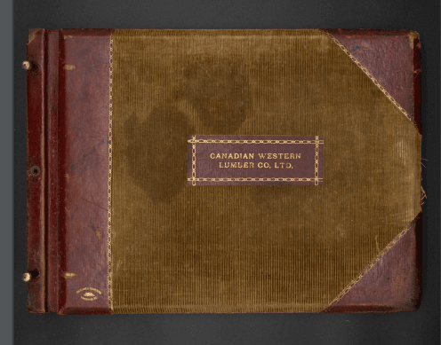 Cover of log book
