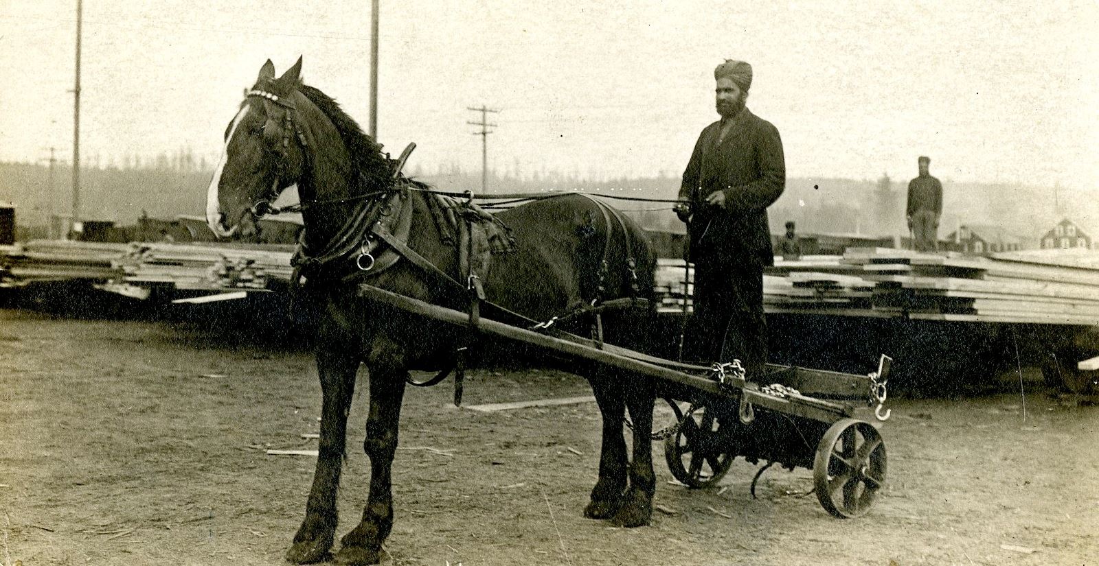 Sikh millworker at Fraser Mills C4-S01-SS3-F01-MH.2011.3.21