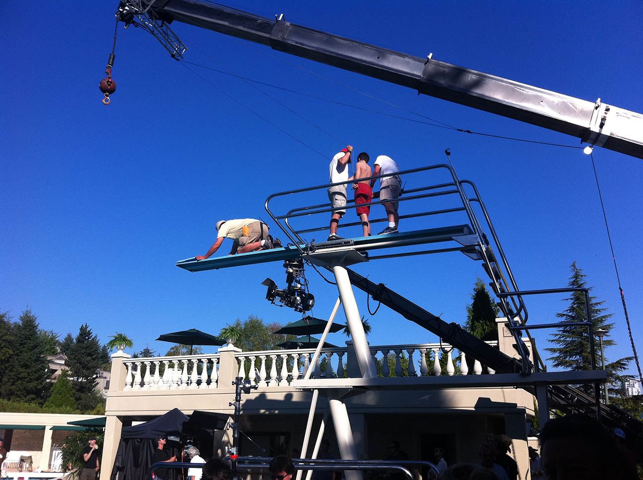 Filming of Diary of a Wimpy Kid-Dog Days, Eagle Ridge Pool, c. 2011