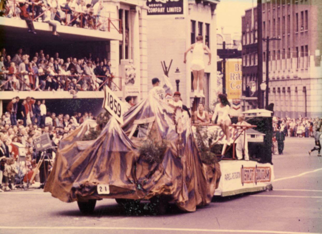 District of Coquitlam float in a parade in Vancouver (Don Cunnings fonds F12.286)
